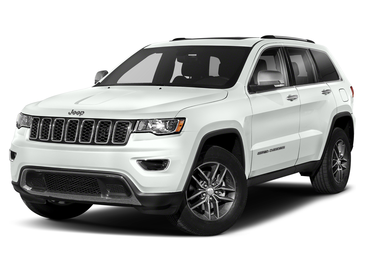 2018 Jeep Grand Cherokee Limited in Bright White Clearcoat — front three-quarter view