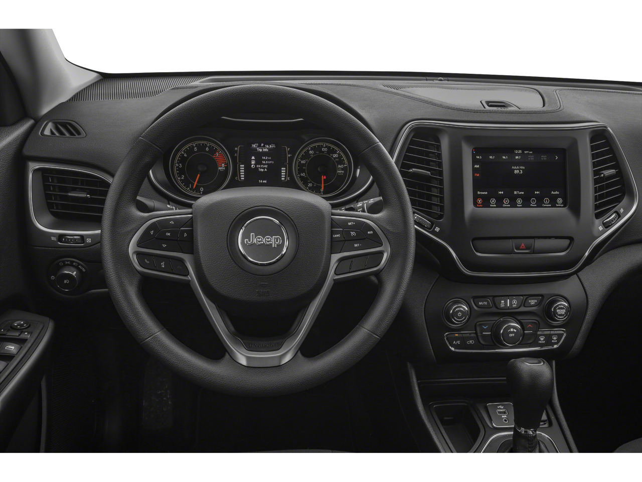 2019 Jeep Cherokee — interior view