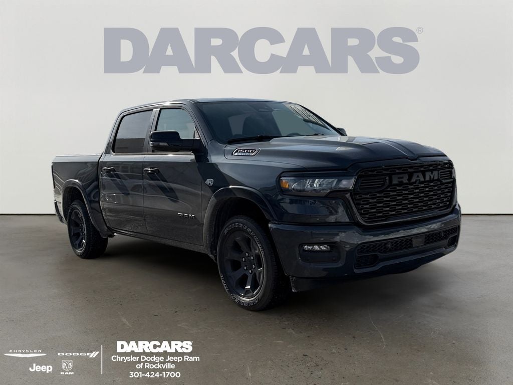 2026 RAM 1500 Big Horn/Lone Star in Forged Blue Metallic Exterior Paint — front three-quarter view