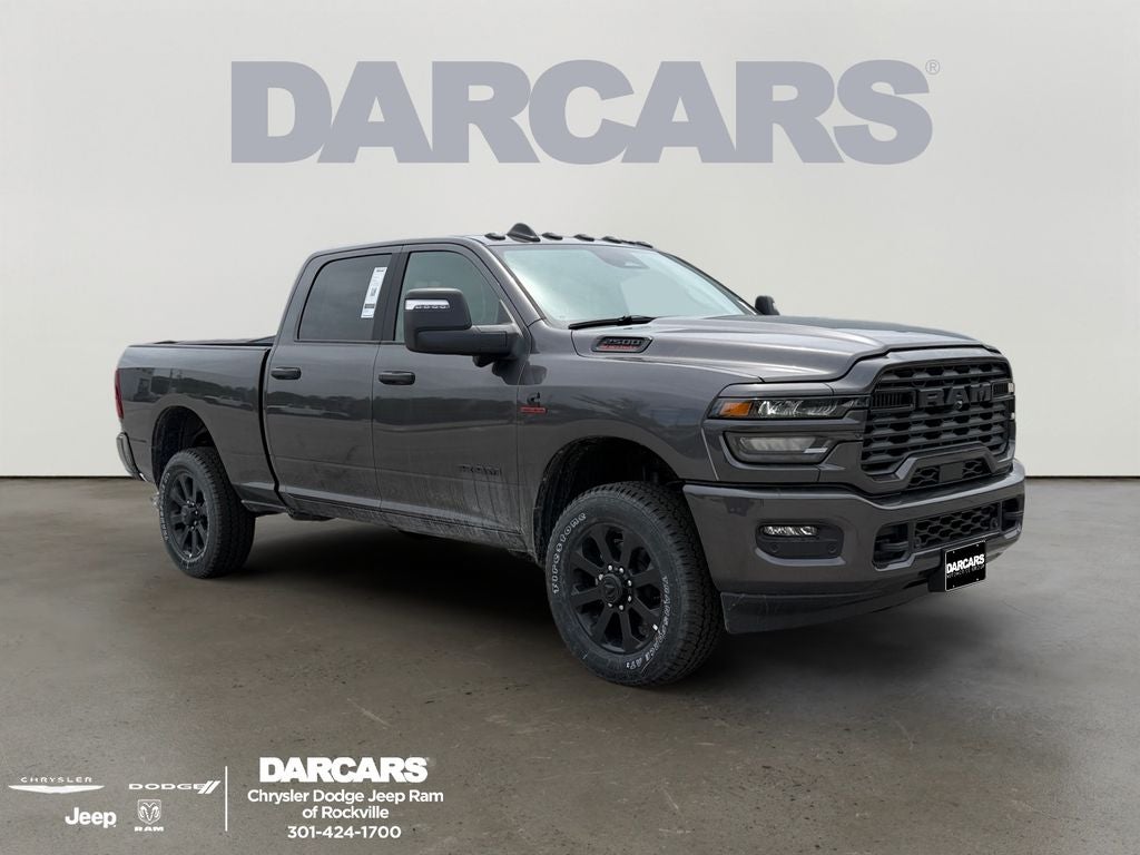 2026 RAM 2500 Big Horn in Granite Crystal Metallic Clear-Coat Exterior Paint — front three-quarter view
