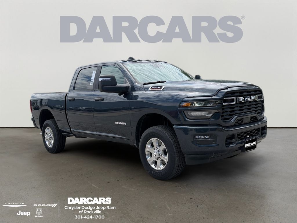 2026 RAM 2500 Big Horn in Forged Blue Metallic Exterior Paint — front three-quarter view