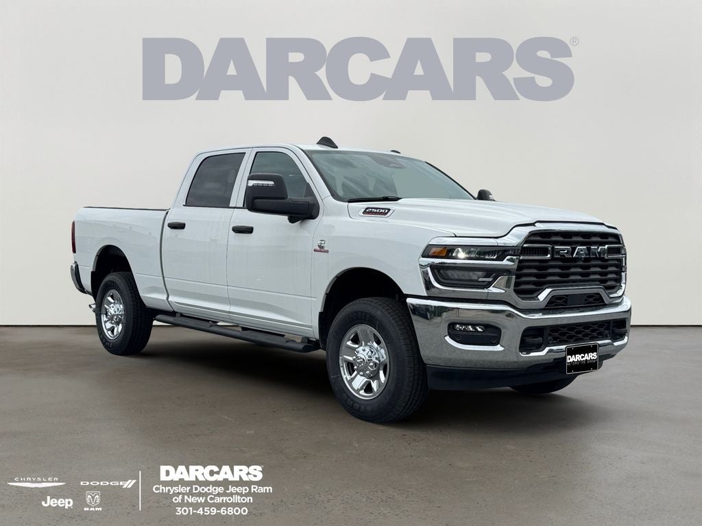 2026 RAM 2500 Tradesman "Towing Technology Group" in Bright White Clear-Coat Exterior Paint — front three-quarter view