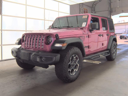2022 Jeep Wrangler Unlimited Sport S in Limited Edition Tuscadero Pearlcoat — front three-quarter view