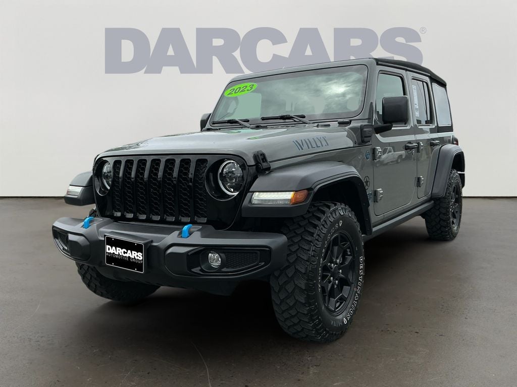 2023 Jeep Wrangler — rear three-quarter view