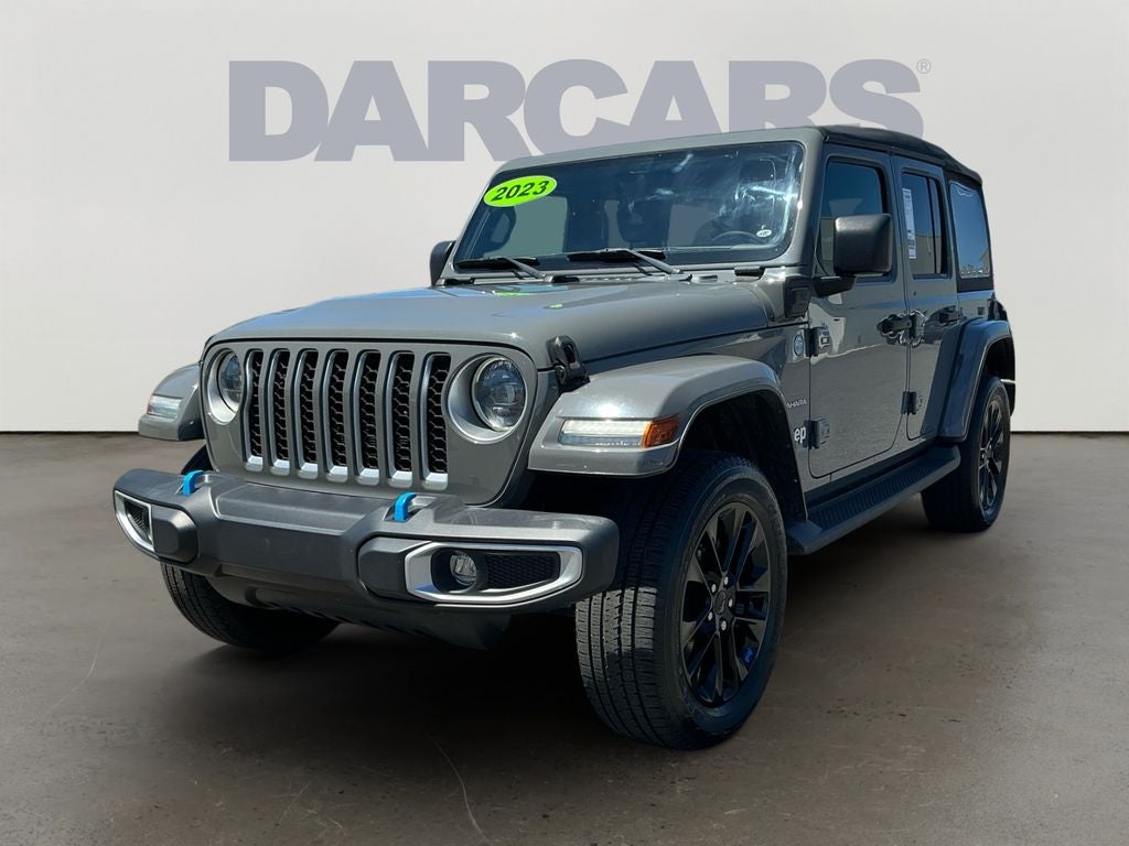 2023 Jeep Wrangler — rear three-quarter view