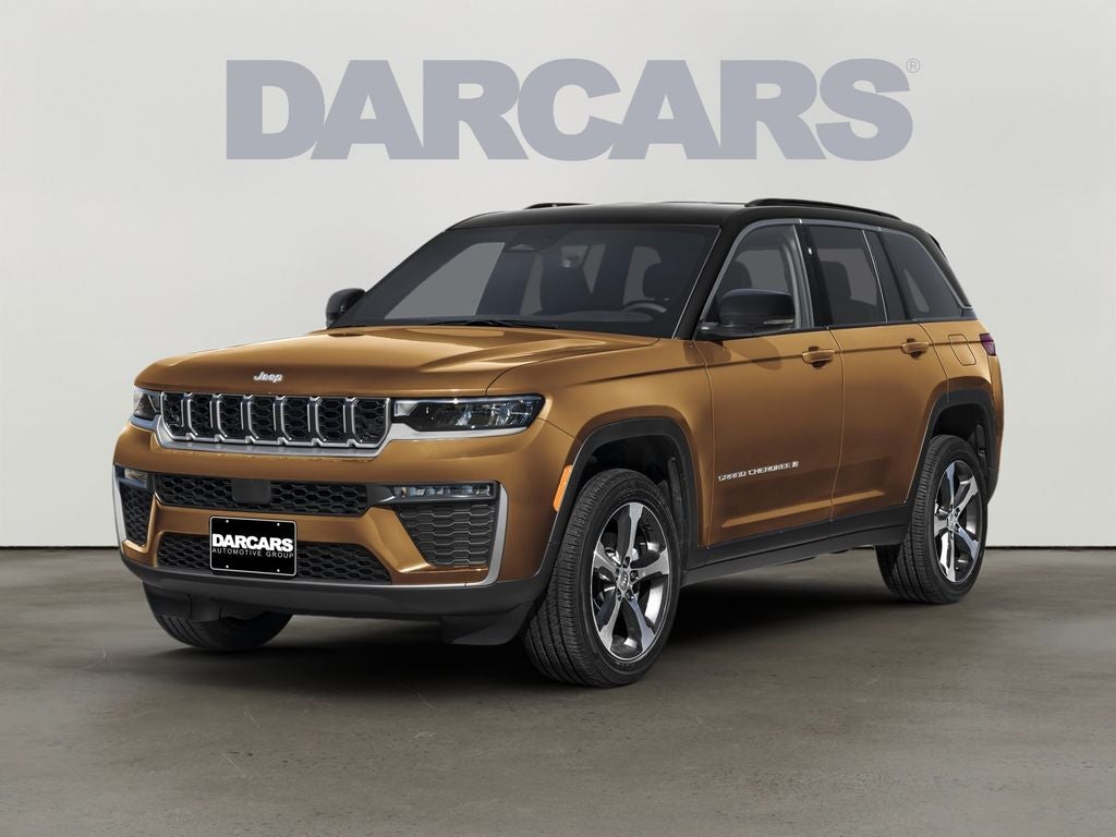 2026 Jeep Grand Cherokee Summit in Copper Shino Metallic Clear-Coat Exterior Paint — front three-quarter view