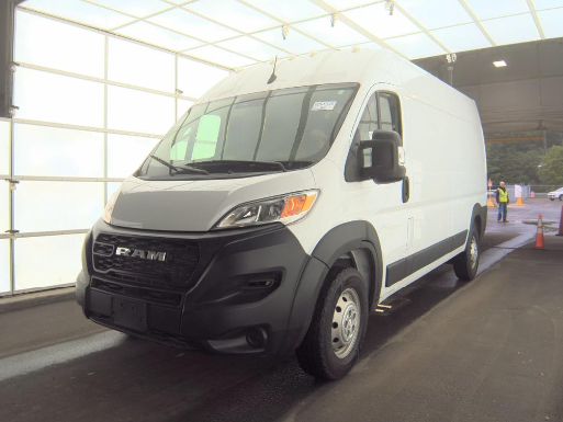 2023 RAM ProMaster 2500 High Roof in Bright White Clearcoat — front three-quarter view